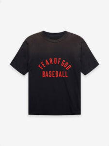 Fear of God Baseball Tees – Black