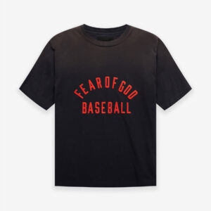 Fear of God Baseball Tees – Black