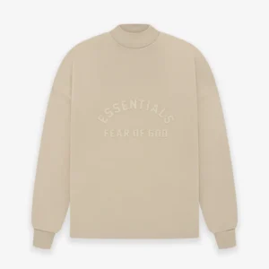 Essentials Ls Tee Dusty Beige