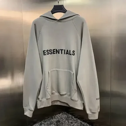 Donkergrijze Essentials Oversized Hoodie