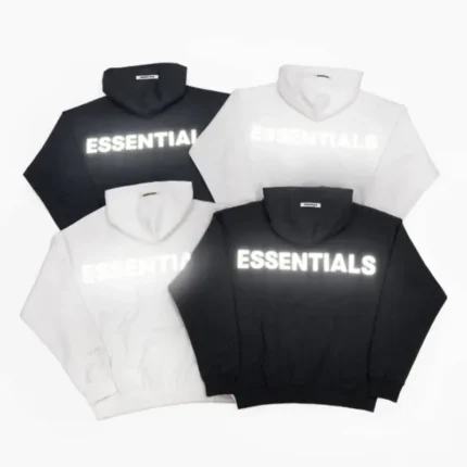 Essentials Fear Of God Reflecterende Hoodie Letter