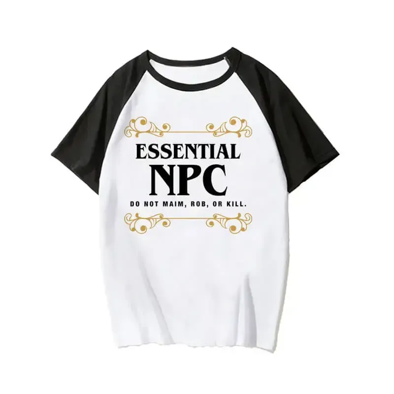 Essentieel T-shirt NPC Niet verminken, beroven of doden Essentieel T-shirt NPC Niet verminken, beroven of doden
