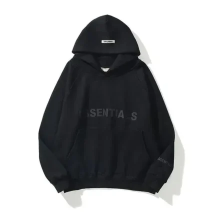 Zwarte Essentials Oversize Hoodie